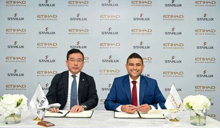 Etihad Airways, STARLUX Airlines sign strategic codeshare partnership