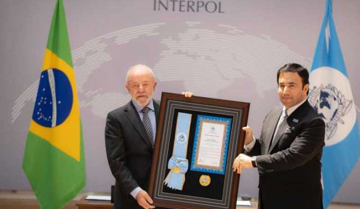 Brazilian President visits INTERPOL headquarters in Lyon, commends vital role it plays under leadership of UAE's Ahmed Al-Raisi