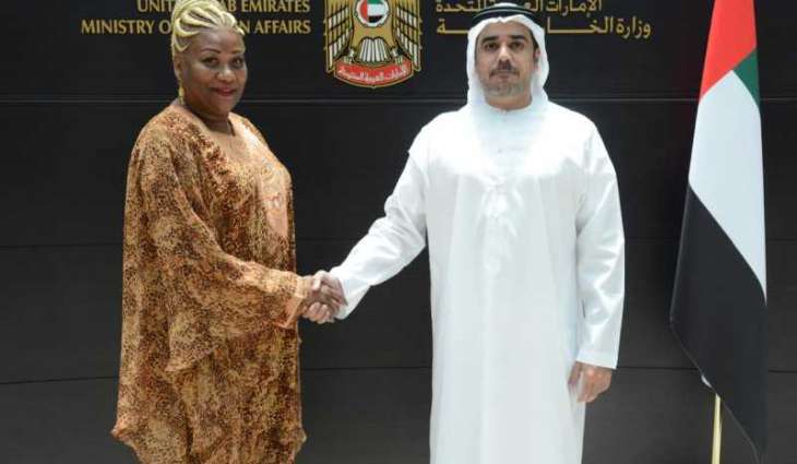 Deputy Director of MoFA’s Dubai Office receives credentials of Consul General of Republic of Angola