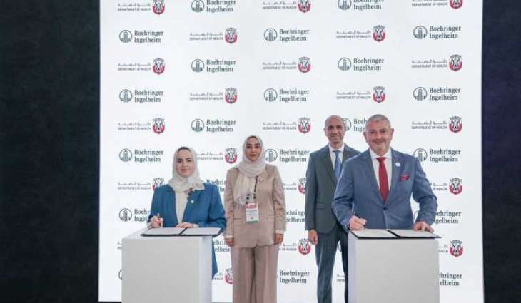 Department of Health - Abu Dhabi, Boehringer Ingelheim ink strategic partnership