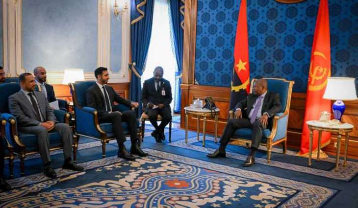 President of Angola receives Shakhboot bin Nahyan