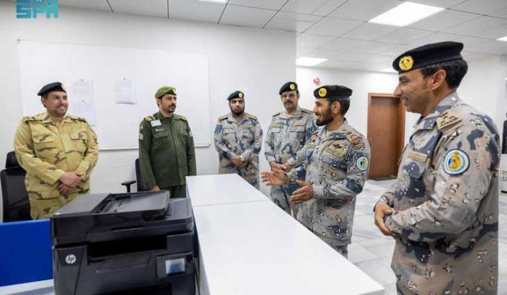 Al-Wadaani Inspects Border Guard Operations and Services Provided to Pilgrims at Jadidat Arar Border Crossing