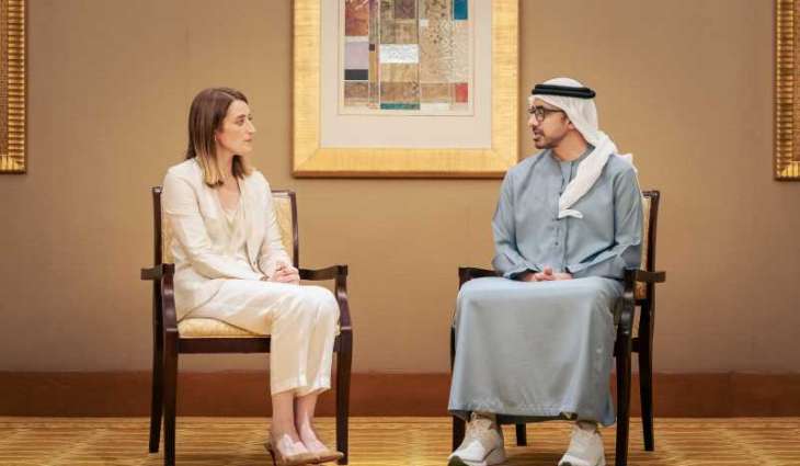 Abdullah bin Zayed receives European Parliament President to discuss cooperation, regional developments