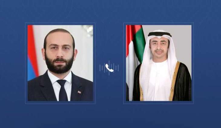 عبدالله بن زايد ووزير خارجية أرمينيا يبحثان هاتفيا التطورات الإقليمية