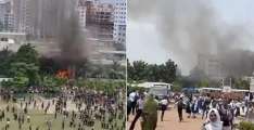 Bangladesh Air Force jet crashes into school, 19 dead, over 50 injured