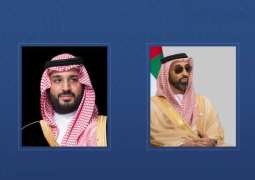 Saudi Crown Prince receives Tahnoon bin Zayed