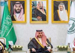 أمير منطقة الجوف يستقبل لاعبي ناديي العروبة والقلعة في رياضتي المصارعة والجوجيتسو بعد تحقيقهم ميداليات ومراكز متقدمة على مستوى المملكة