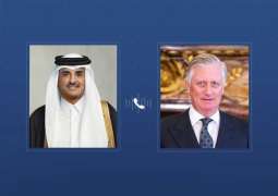 Emir of Qatar, King of Belgium discuss latest regional developments