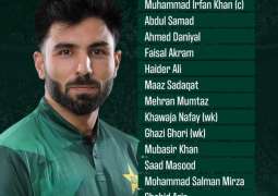 Irfan Khan to captain Pakistan Shaheens in Top End T20I series