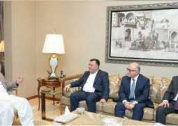وزیر الاتصالات عبدالعلیم خان یجتمع بنائب وزیر الاقتصاد الأذري صمد بشیرلي