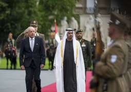 President of Hungary hosts official welcome ceremony for UAE President