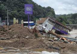 Ten killed, nine missing in heavy rains, landslides across South Korea