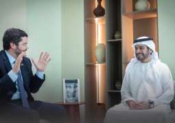 Hamdan bin Mubarak, Colombian Ambassador discuss prospects for sports, football cooperation