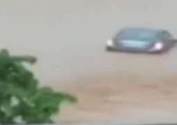 Father, daughter swept away in flash floods after torrential rain in Rawalpindi
