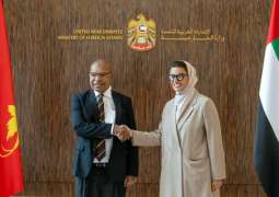 Noura Al Kaabi receives Papua New Guinea’s Minister of International Trade and Investment