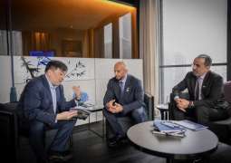 Abdulla Al Hamed meets leading media, technology executives in Shanghai