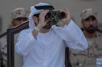 Hamdan bin Mohammed witnesses display of skills of National Service Programme recruits