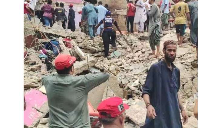 At least seven dead as five-storey building collapses in Karachi’s Lyari