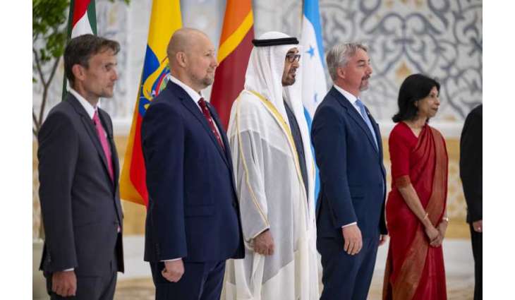 UAE President receives credentials of new ambassadors, witnesses oath-taking of UAE Ambassador to Brazil