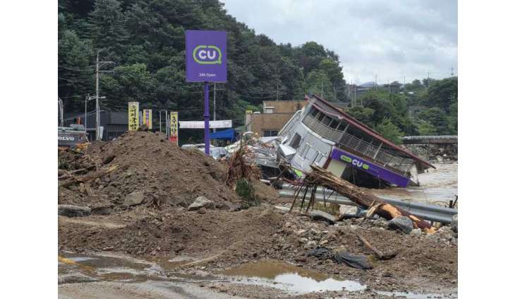Ten killed, nine missing in heavy rains, landslides across South Korea