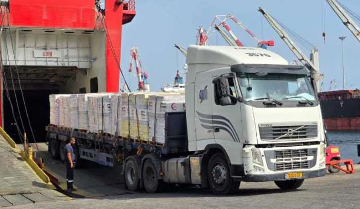UAE ship arrives with 2,500 tonnes of aid for Gaza