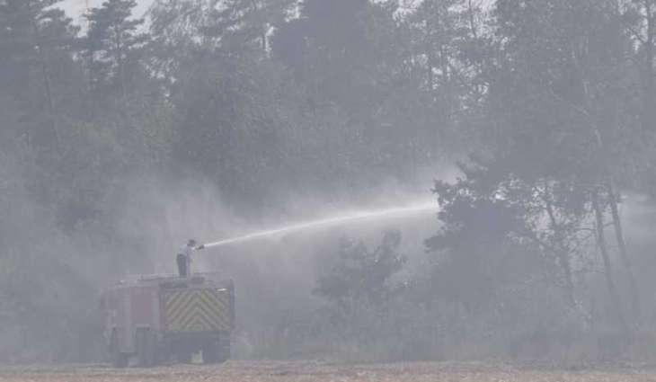 Over 1,000 firefighters battle wildfires in eastern Germany