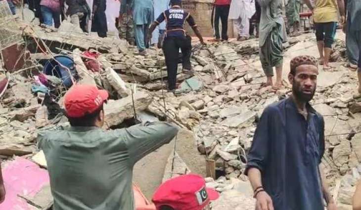 At least seven dead as five-storey building collapses in Karachi’s Lyari