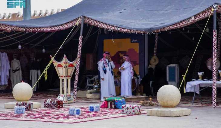 بيت الثقافة بنجران يشارك ضمن فعاليات الخيمة النجرانية بمهرجان 