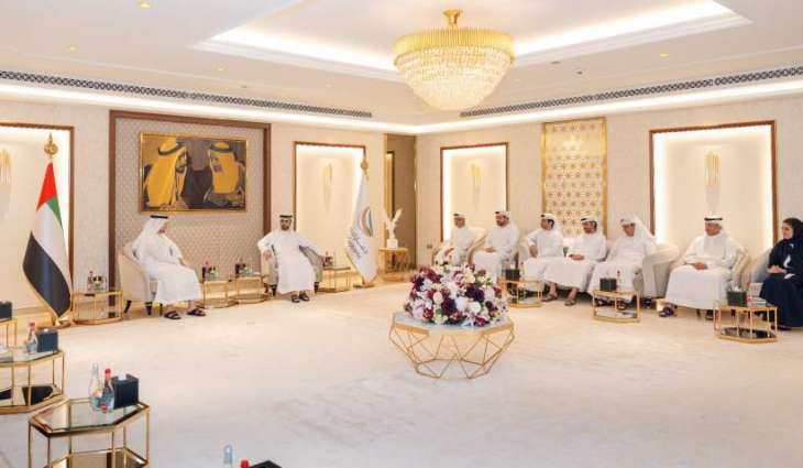 “Dubai Customs hosts Sheikh Mansour bin Ibrahim Al-Mualla to discuss ways of cooperation and strengthening institutional and strategic partnership.”