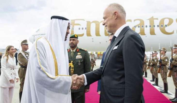 UAE President arrives in Hungary on official visit