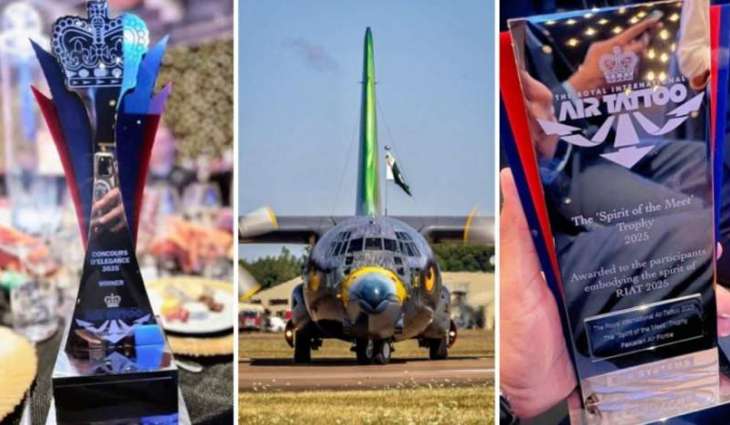 Pakistan Air Force aircraft win global awards in UK