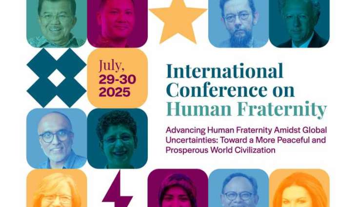International Conference on Human Fraternity to be held in Jakarta on July 29