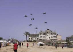 UAE, Jordan lead airdrop operation of humanitarian aid in Gaza alongside France, Germany, Italy and Spain