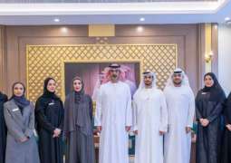 عمار بن حميد يستقبل مجلس عجمان للشباب ويطلع على خطته الاستراتيجية