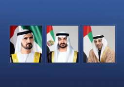 UAE leaders congratulate President of India on Independence Day