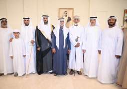 نهيان بن مبارك يحضر أفراح الظاهري والعرياني في العين