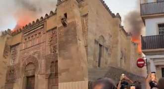 Fire breaks out at historic Cordoba mosque-cathedral in Spain