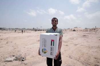 UAE carries out 67th airdrop of aid over Gaza Strip under 'Birds of Goodness' operation