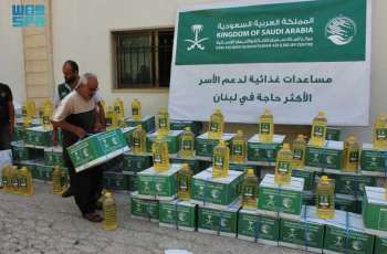 KSrelief Distributes Food Baskets to Refugees, Host Community in Lebanon