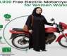 Sindh starts 10,000 free electric bikes for women workers