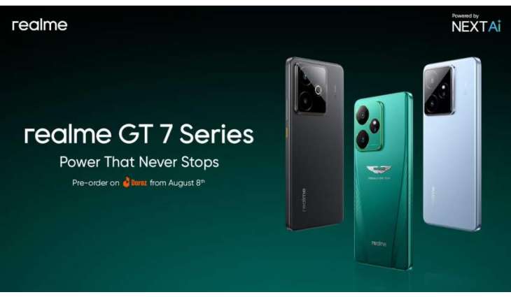 The Wait is Finally Over – realme GT 7 Brings the Ultimate Flagship Killer to Pakistan on August 8, 2025