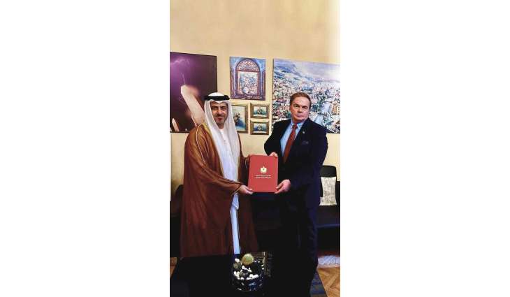 UAE Consul-General in Bosnia and Herzegovina submits credentials to Ministry of Foreign Affairs