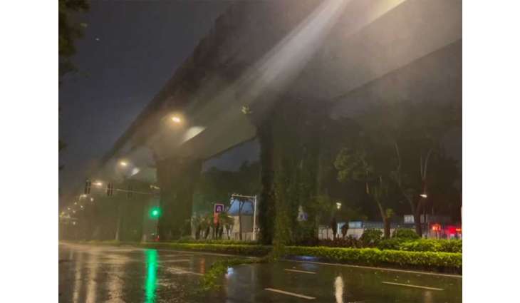 Typhoon Podul makes 2nd landfall in east China's Fujian