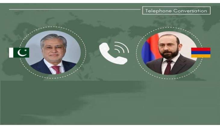 وزیر الخارجیة اسحاق دار یجري اتصالا ھاتفیا مع نظیرہ الأرمیني