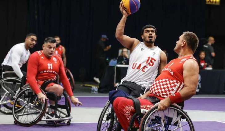 UAE national team defeats Croatia in opening match of Wheelchair Basketball World Cup