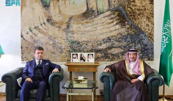 نائب وزير الخارجية يستقبل سفير جمهورية مقدونيا الشمالية غير المقيم لدى المملكة