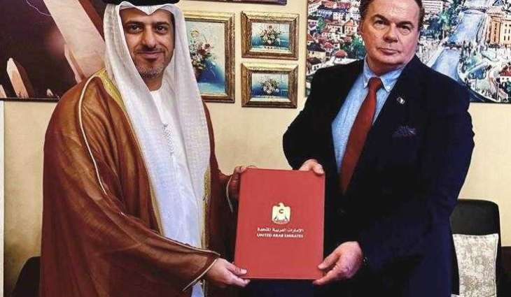 UAE Consul-General in Bosnia and Herzegovina submits credentials to Ministry of Foreign Affairs
