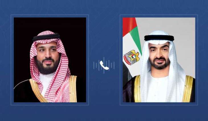 UAE President, Saudi Crown Prince discuss brotherly relations, efforts to address regional developments in phone call
