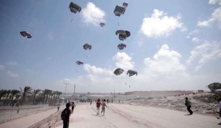 UAE conducts 77th airdrop of aid over Gaza Strip
