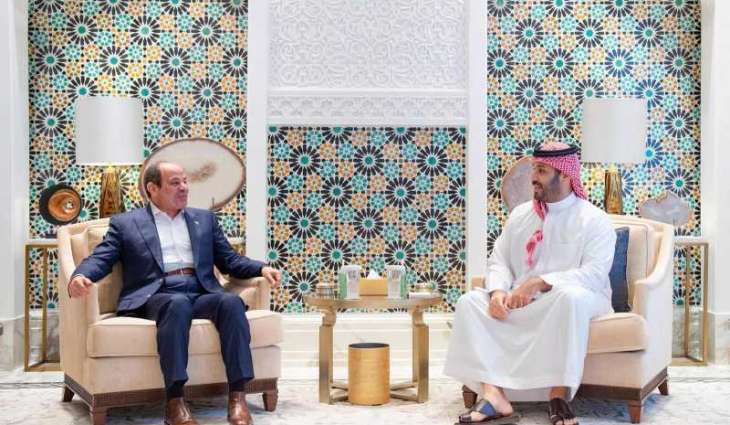 Saudi Crown Prince, Egyptian President discuss relations, Palestine